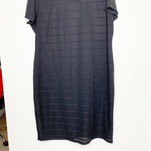 Forever21 Plus Bodycon Mini Dress Solid Black 3X - Picture 5 of 8